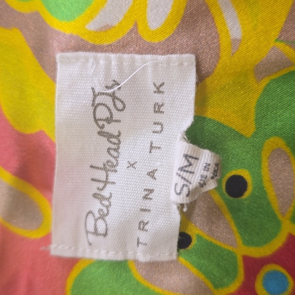 Trina Turk Multicolor Silk Floral Robe - Picture 2 of 15